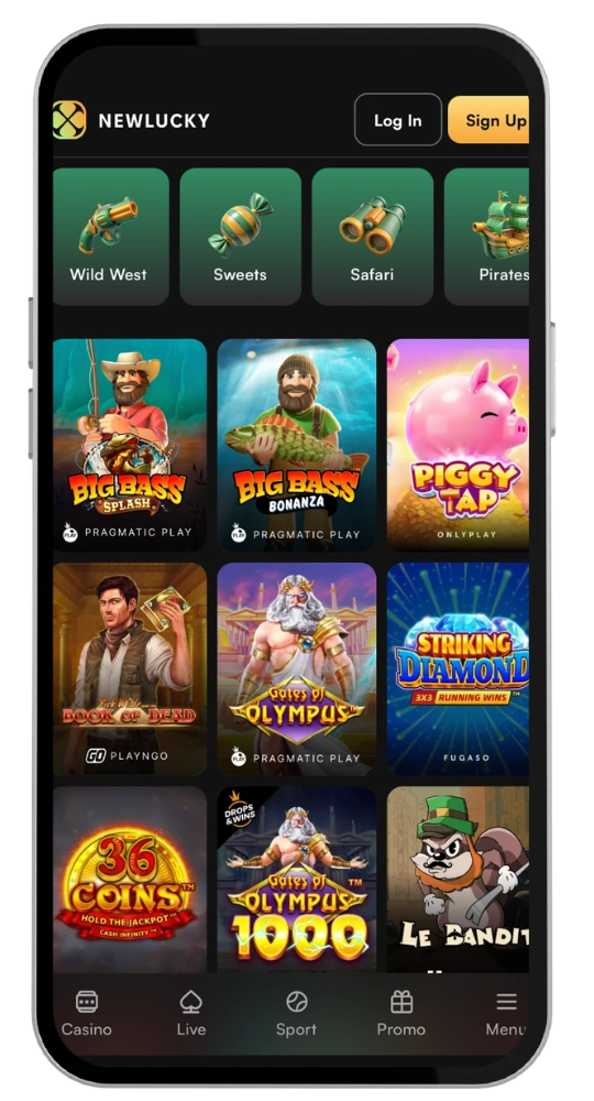 NewLucky official site